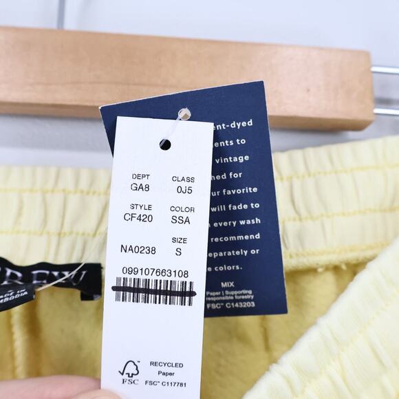 J.Crew Heritage Fleece Jogger Pant Sunflower Sands Size Small NWT - Picture 5 of 9